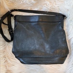 Vintage Borelli Leather Crossbody Bag